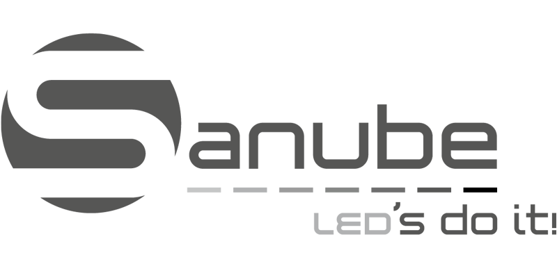 Sanube Logo in Graustufen